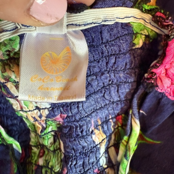 COCO BEACH HAWAII Floral Halter Dress S/M - Picture 4 of 5